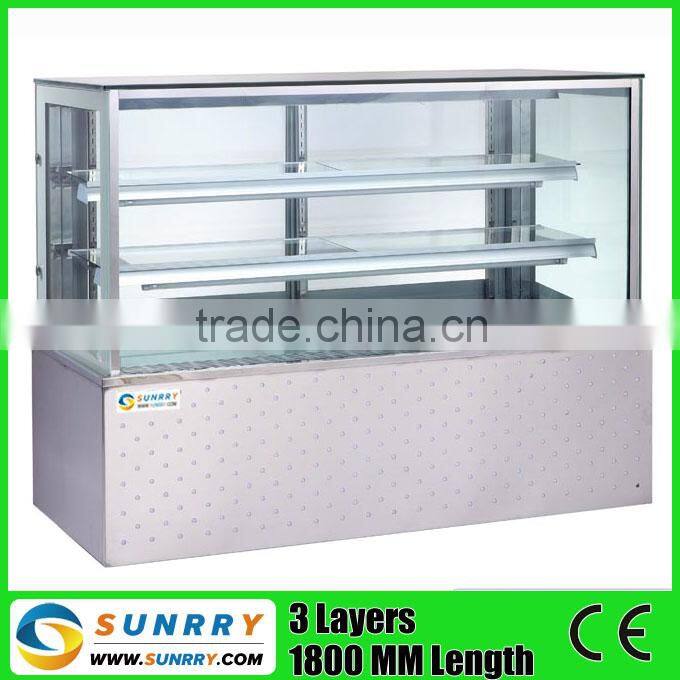 Cake Showcase Chiller/Acrylic Cake Display Cabinet/Refrigerated Cake Display Cabinet (SY-CS368C SUNRRY)