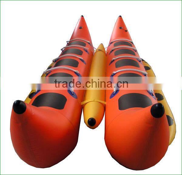 2014 inflatable water banana boat,pvc inflatable banana boat for sale