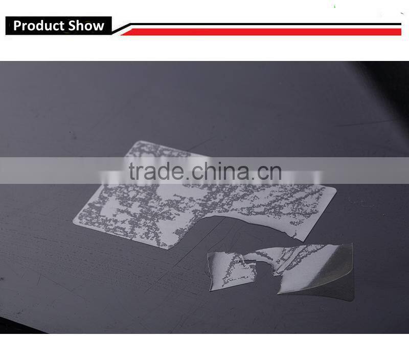 Transparent Ultra Destrucitlbe Vinyl Label/clear destructible vinyl material
