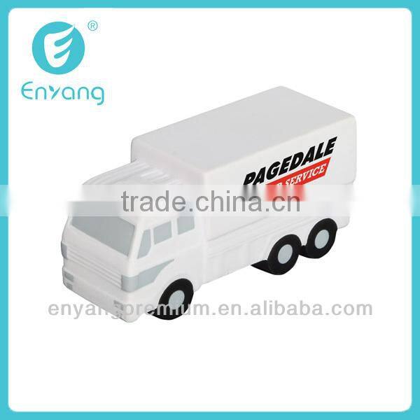 2014 New Cheap Cute PU Foam Customized Truck Shape Stress Ball