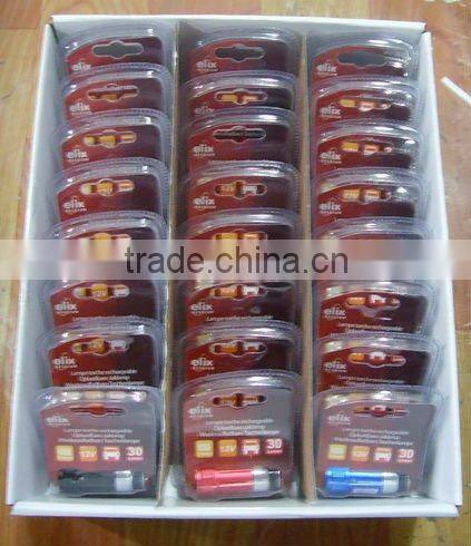 2015 wholesale car rechargeable flashlight torch Mini LED worklight