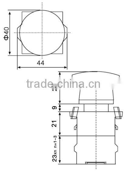 UTL Goods Of High Demand Push Button Switch 220V Small Pushbutton Switch
