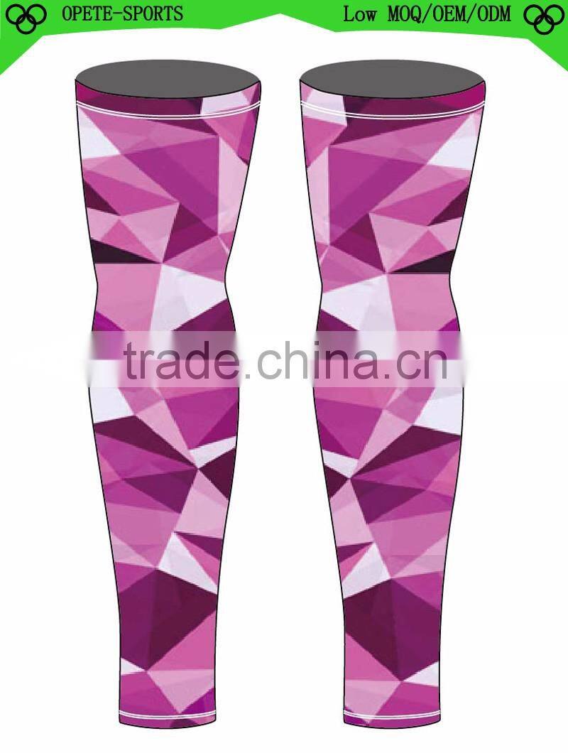 (Trade Assurance)Customized spandex calf guard leg sleeves for women