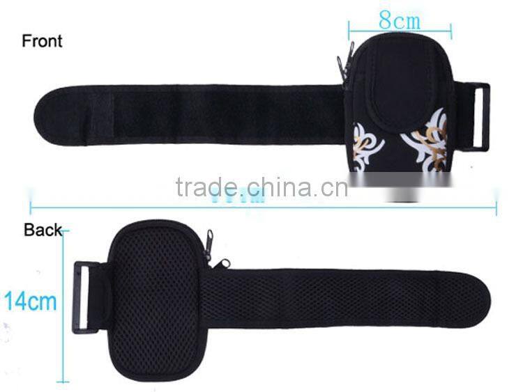 Cycling Sports Running Wrist Pouch cell Mobile Phone accessory Arm Bag Wallet Cover Case For Iphone 5/5S