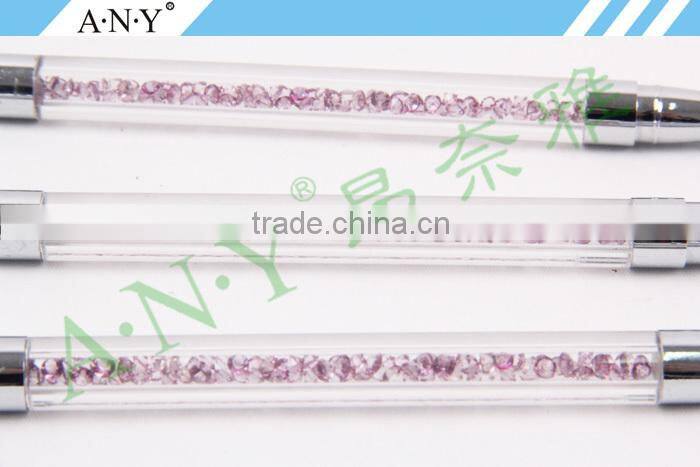 ANY Nail Art Design Beauty Clay Sculpture Rhinstone 3PCS Nail Art Silicone Brush Set