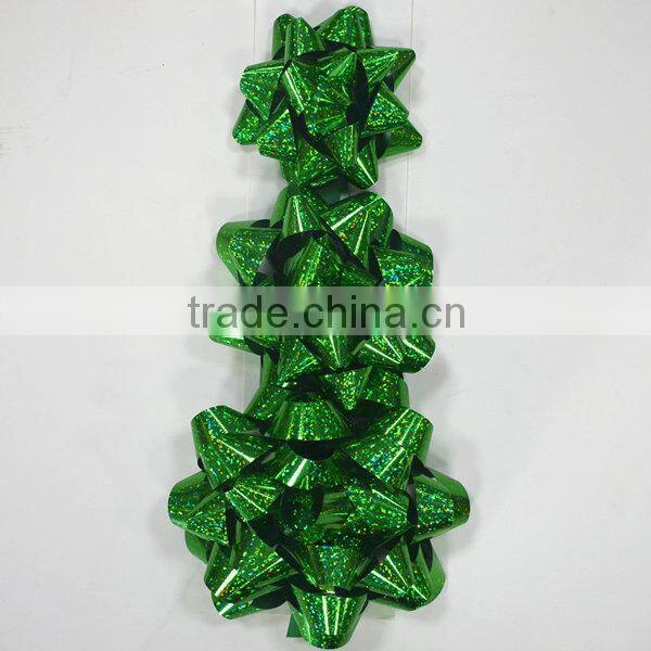 Metallic PP Gift Decorative Ribbon Bow