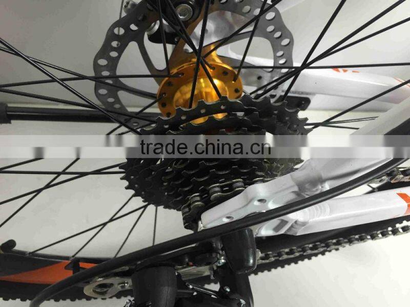26'' 24 speed aluminum mountain bike frame full suspension mtb