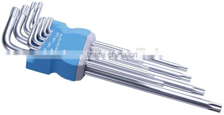 9pcs plum blossom hexkey wrench set,durable wrench