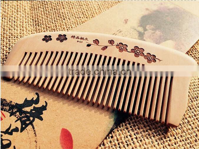 Personalized hair comb wholesale, custom curve handle hot pocket comb