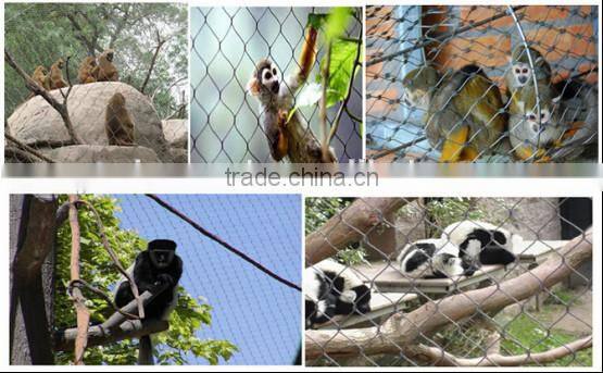 CE certificated stainless steel black oxidized zoo mesh