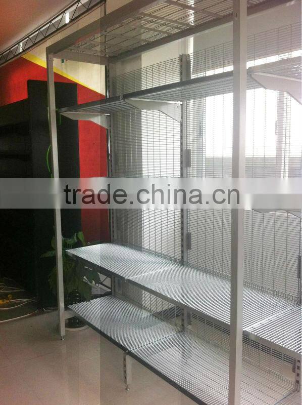 Latest Fashion Australia-style supermarket Steel Wire Shelving, Steel Mesh Gondola Shelving