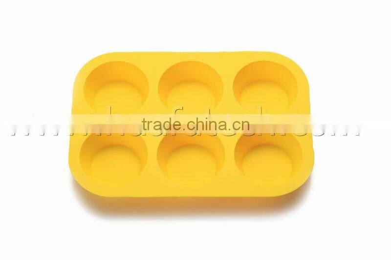 6cups Food Grade Silicone Cake Pan