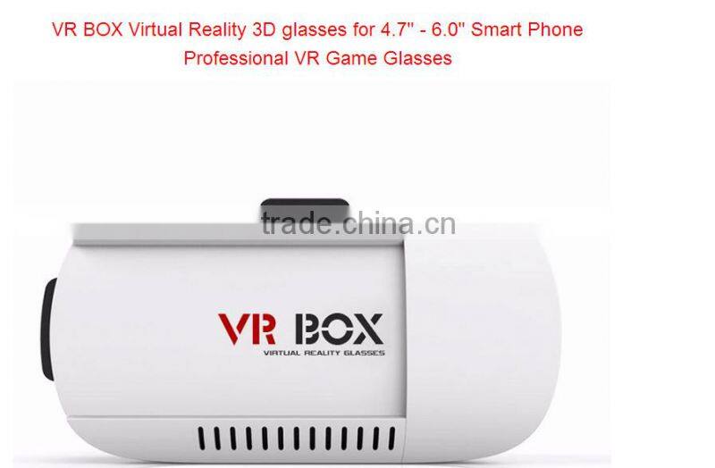 Most popular VR BOX Virtual Reality 3D glasses with headstrap,custom branded