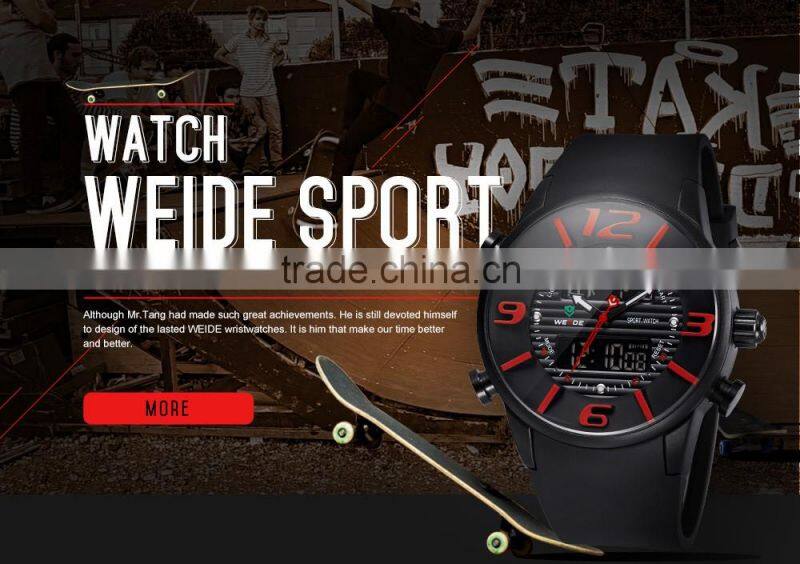 Alibaba New Product Top Sales 30m Water Resistant Weide Watches brand your own watches