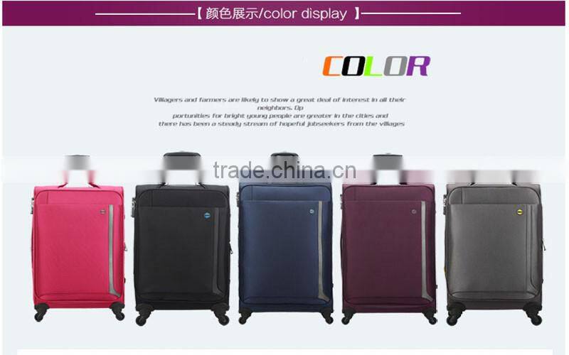 Packaging & Shipping 3PC Four Wheels Soft Lugggae Sets High Quality Spinner Luggage