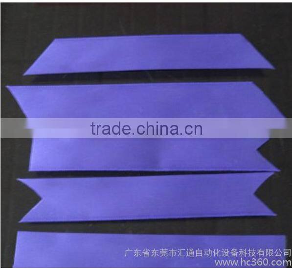 ultrasonic ribbon cutting machine for V shape, round shape, T shape