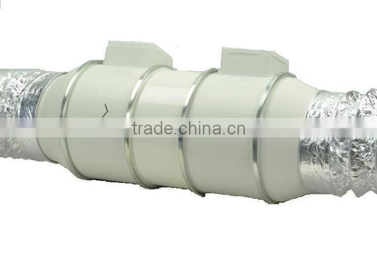 4" High Performance household mixed-flow duct fan INLINE