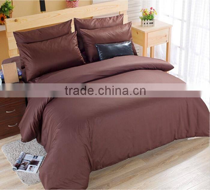 Hot Sale Solid Color Hotel or Dormitory Used Full Cotton Hotel Bedding Fabric