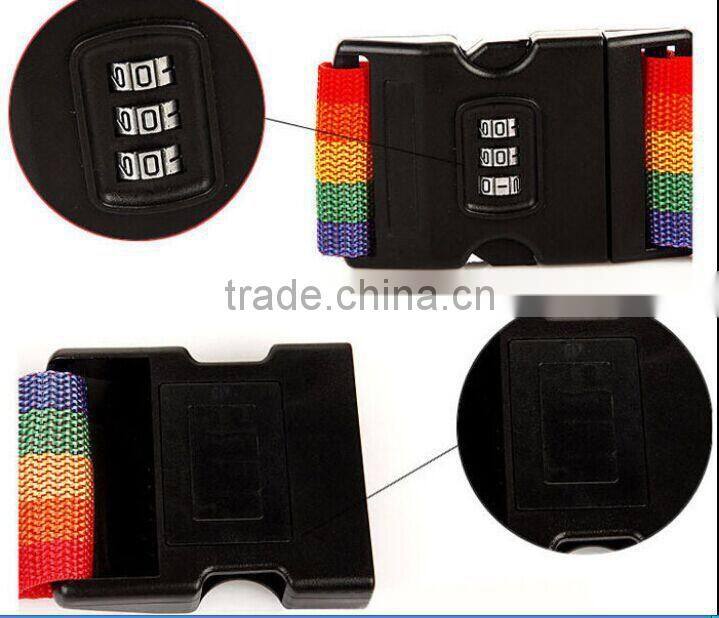 Travel Luggage Belt with digital password Combination Lock