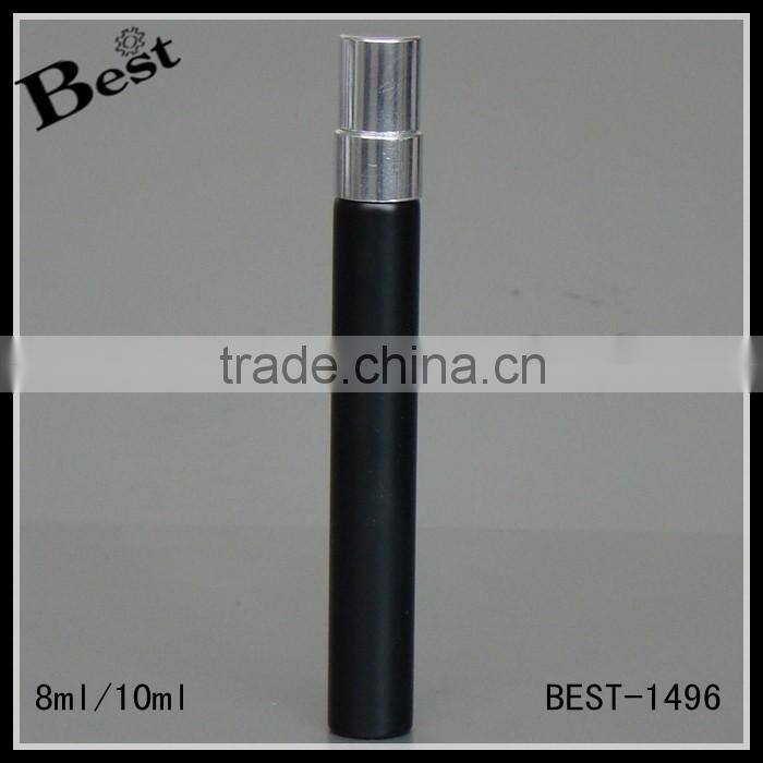 5ml 10ml clear black frosted refillable perfume atomizer spray bottle