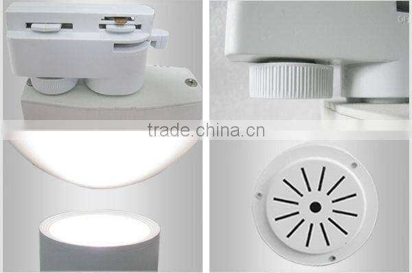white bright 20w COB led track light 220/110v