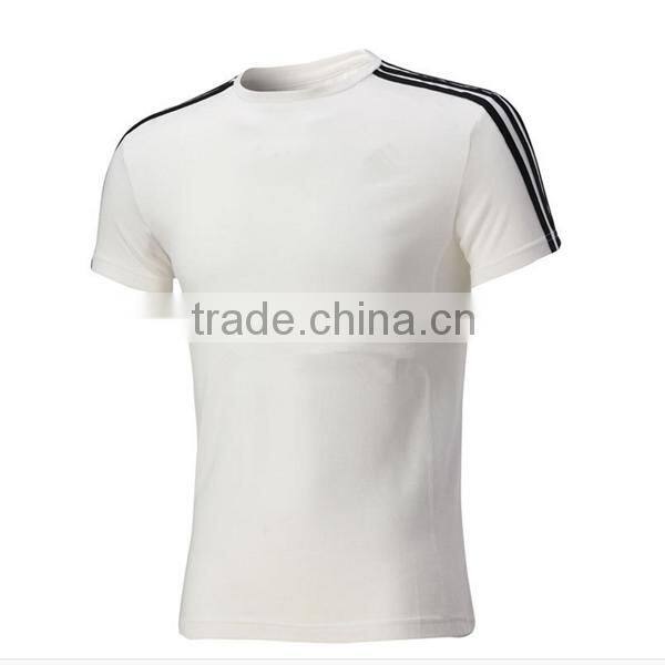 Factory price with high quality 100%cotton men white tee shirt