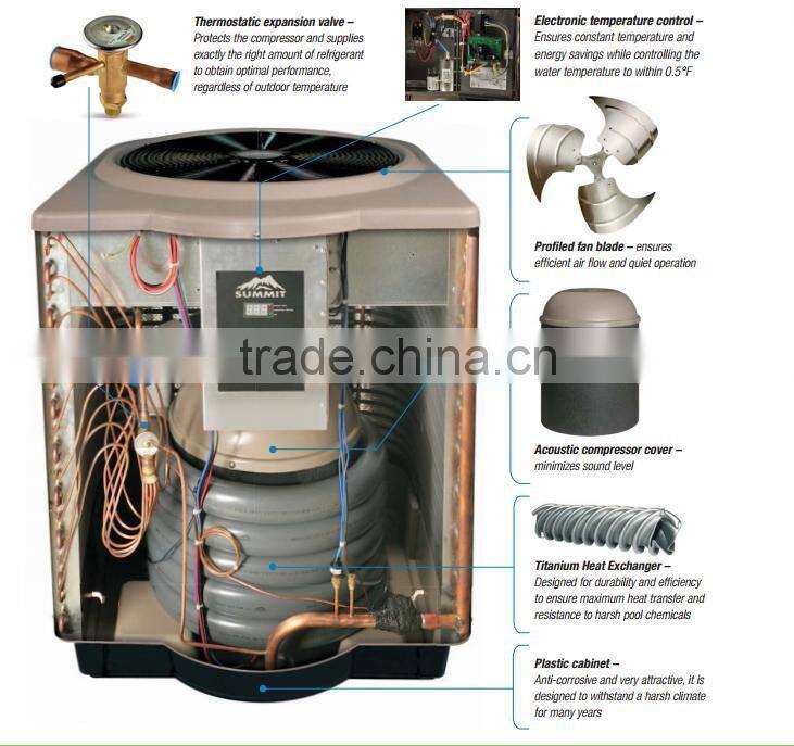Air Source In-Ground Swimming Pool Heat Pump