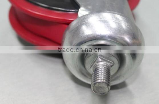 5'' dual dishes shopping trolley caster