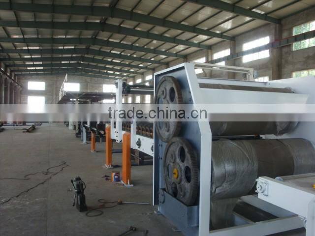 with CE and ISO 9001 corrugated cardboard 3/5/7 ply corrugated cardboard production line/corrugated paper making machine