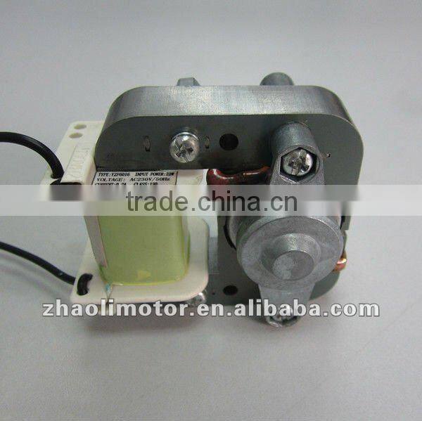 Electric fan motor Asychronous motor Electrical motor Shaded Pole Motor YJ62-20: 230V,50hz,22w, 2000-2500rpm,<43dB,CL.B
