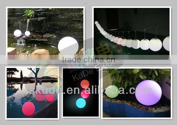 Home decoration color rechangeable led luminated decoration, luminous party decoration