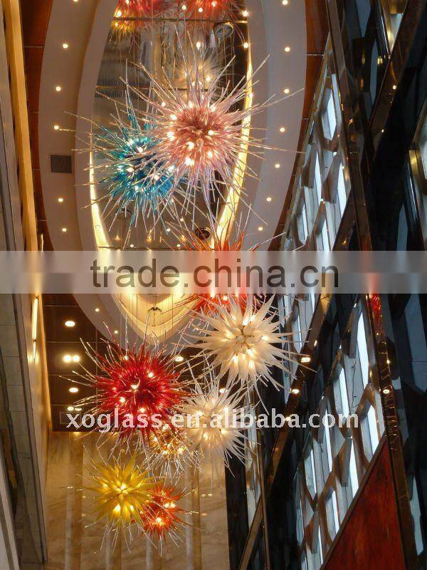 crystal chandelier xo-201106 and hand blown glass chandelier