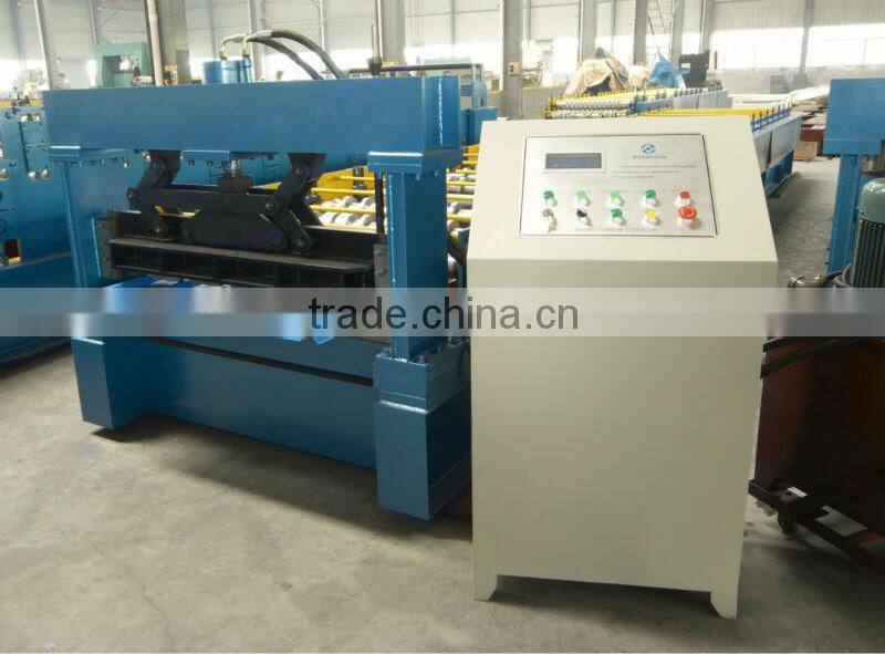 galvanized steel roof tile plate roll forming machine