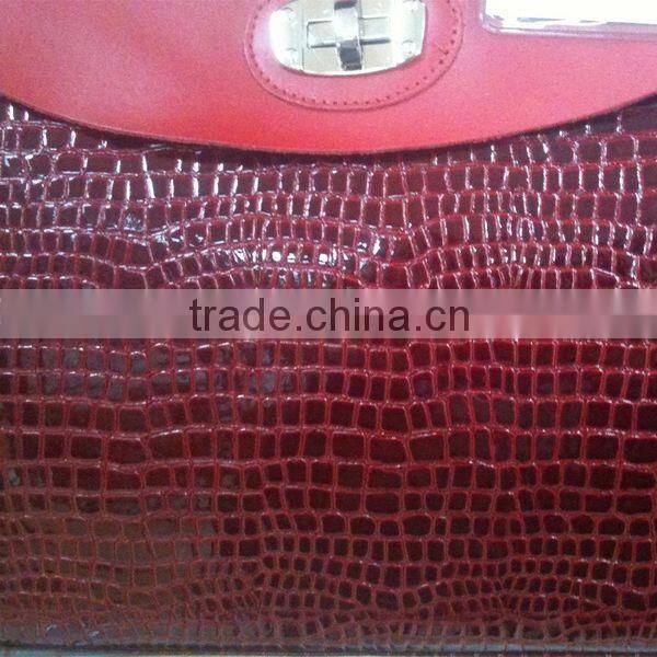 2014 new design PVC leather for handbag sofa and chair usage