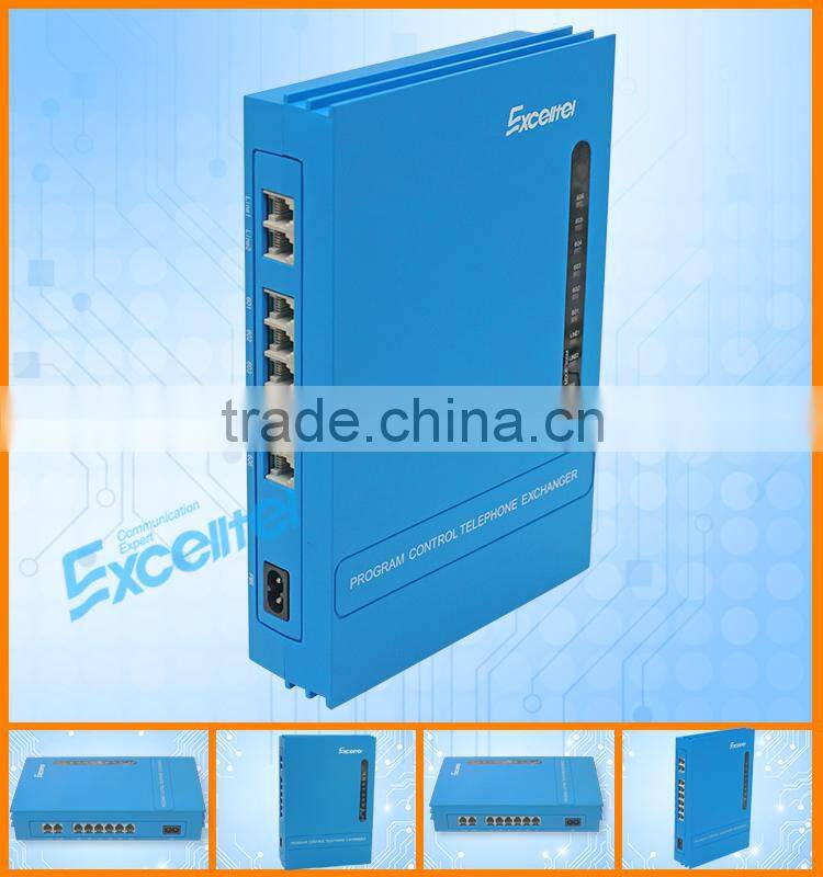 Excelltel / PABX /intercom pbx system/Office phone system /MS206 2 CO line 6 extension /Mini pabx