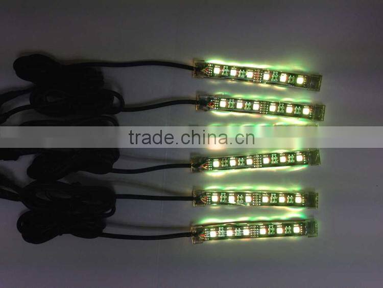 new product rgbw motorcycle llighting kit with Remote Controller made in china