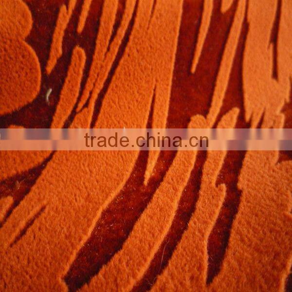 Polyester Flocked Taffeta Fabric for Sofa Furniture