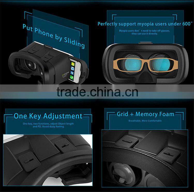 Polarized 3d glasses type and 3D glasses type vr box 2.0 pc virtual reality