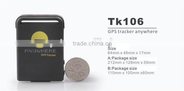 Trajectory query real-time monitoring mileage calculation vehicle gps tracker TK106