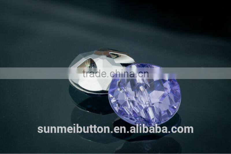 Hot Selling Taiwan Wholesale Tunnel Hole Acrylic Designer Shirt Buttons