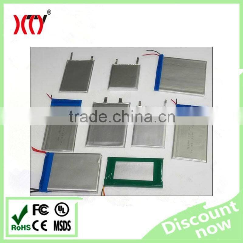 Large storage XTY051835 Lithium polymer battery 270mAh 3.7V lipo rechargeable battery