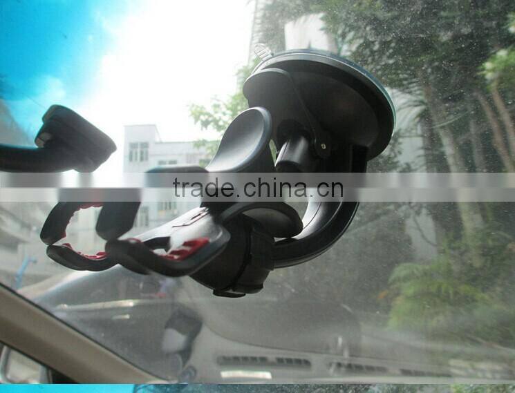 Universal 360 rotation flexible car double cup holder for Huawei for HTC