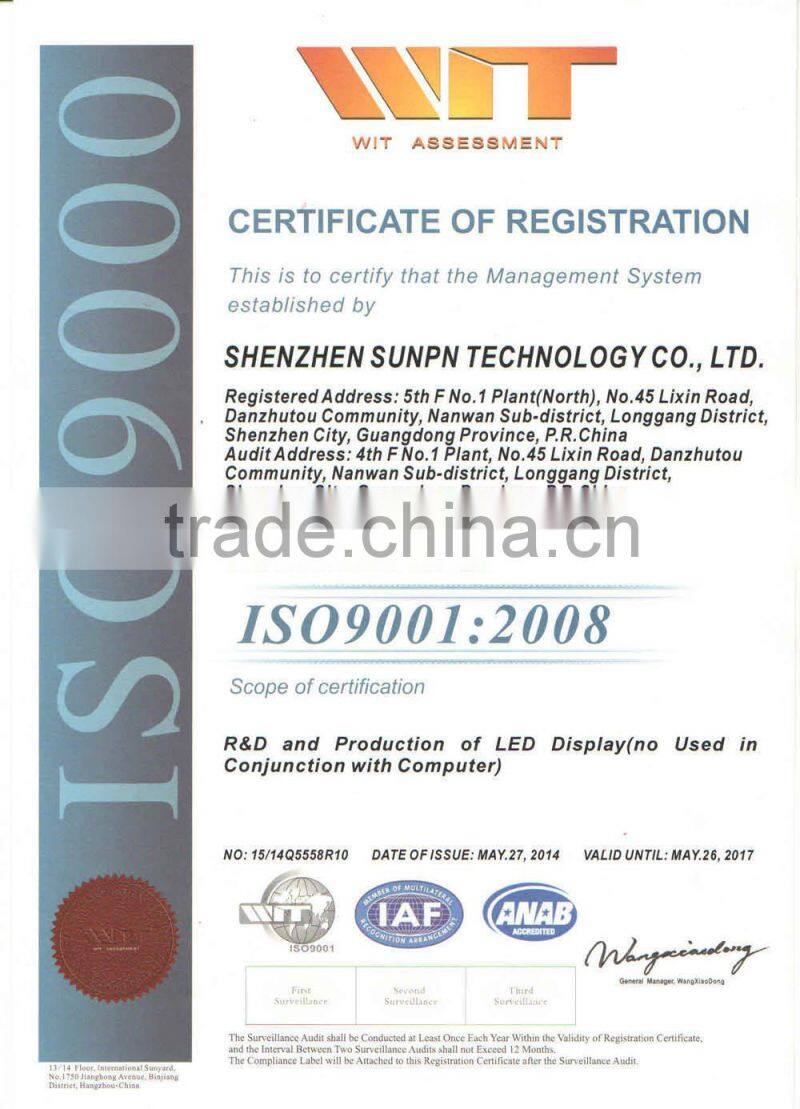 USA LED TIME and Temperature sign good quality