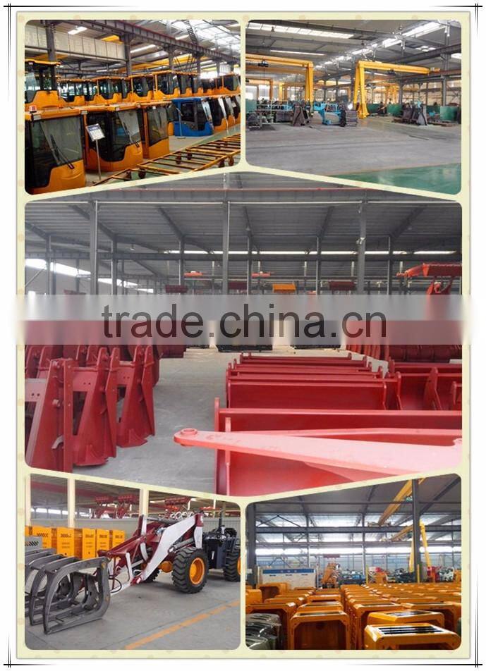 hydraulic truck mini scoop loader with screening bucket