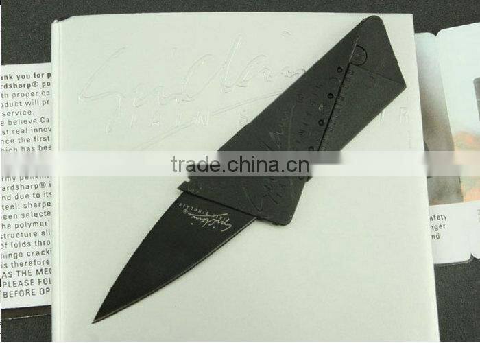 HIGH QUALITY OEM CREDIT CARD PORTABLE FOLDING KNIFE SURVIVAL KNIFE TOOL KNIFE UDTEK01852