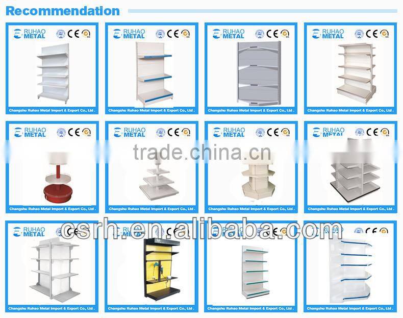 RH-HSXH01 Supermarket Cosmetic Shelf Display Rack With Light Box