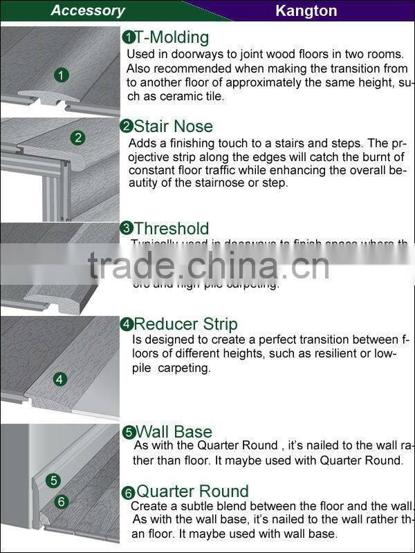 wire burshed 1/2''thinkness matte gloss european oak wood engineered floor