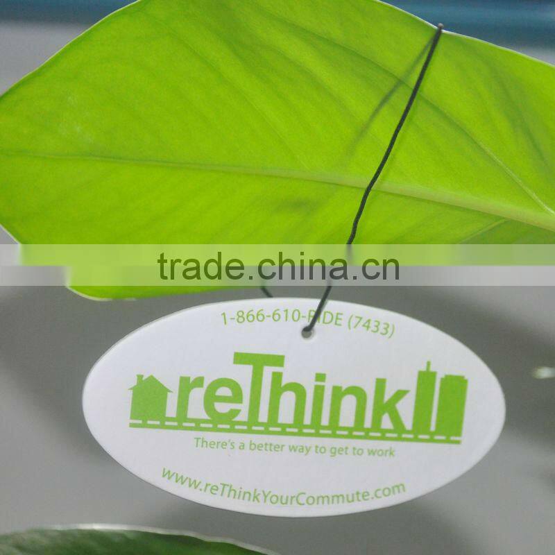 Guangzhou factory hanging air freshener , printing your artwork car air fresheners