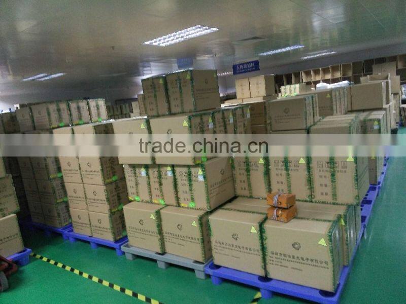 White emitting color led display digit 7 segment for indoor control use black surface 1 digit