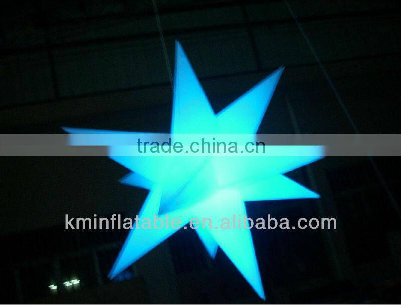 white inflatable star